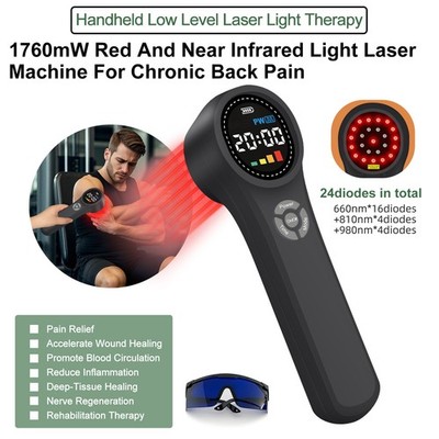 Medical Grade Red Infrared Laser Therapy Device for Knee Arthritis & Pain Relief