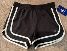Champion Active Pull-On Black Woven Short Girls Size Medium 10/12
