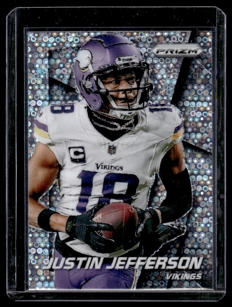 2024 Panini Prizm Flashback Disco Justin Jefferson Minnesota Vikings #7