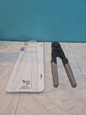 Apollo 1/2 in. and 3/4 in. PEX-B SS Cimp and Sleeve Combo Tool