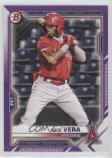 2021 Bowman Draft Purple 109/250 Arol Vera #BD-181 0aw6