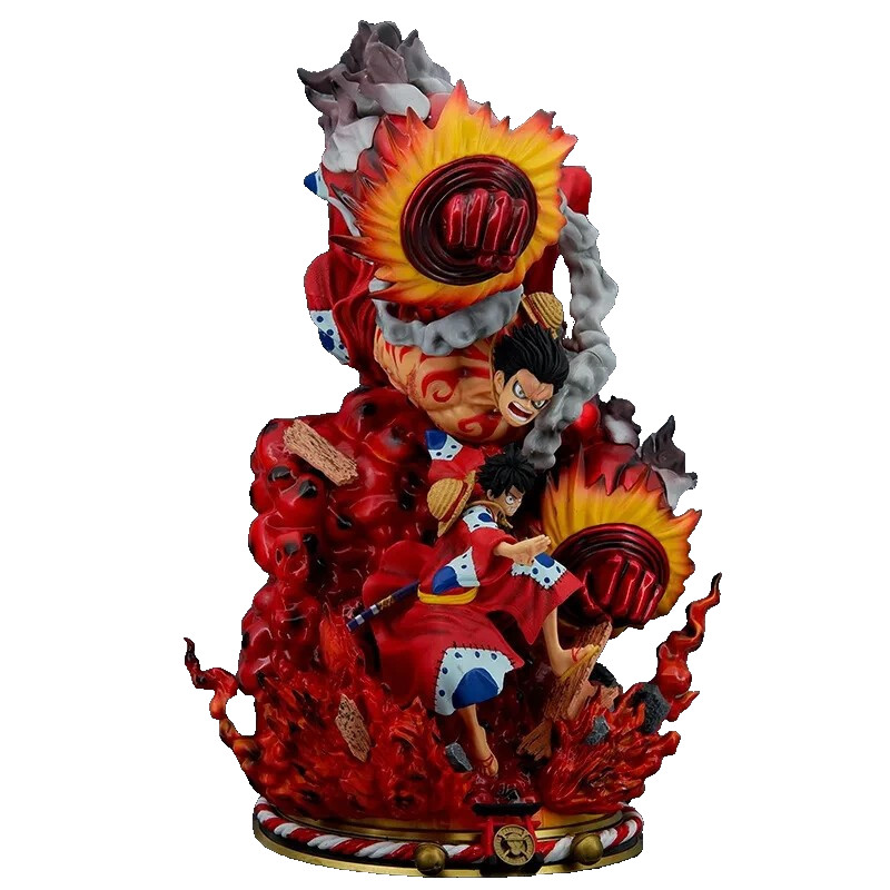 Figura Estatua One Piece Crow Cannon Fourth Gear Gran Simio Rey Luffy, Grande