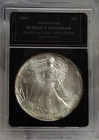1994 US Silver Eagle $1 Gem Unc Black Bradford Slab