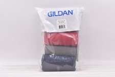 Gildan Men's Crew T-Shirt Multipack Navy/Charcoal/Red 5 Pack XX-Large