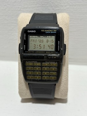 Vintage Casio Telememo 30 Data Bank DBC-30 1253 Calculator Watch