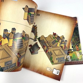 Lego Indiana Jones Temple of Crystal Skull 7620 7624 7626 7627 1 & 2 Instruction