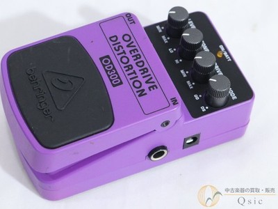 BEHRINGER OD300 Overdrive Distortion Guitar Effects Pedal Tested Working