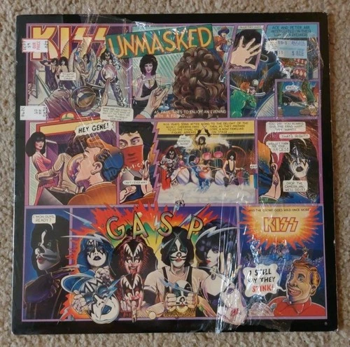 Kiss: Unmasked 1980 Casablanca OG Vinyl LP + OIS + Poster & Merch Insert VG+/VG+