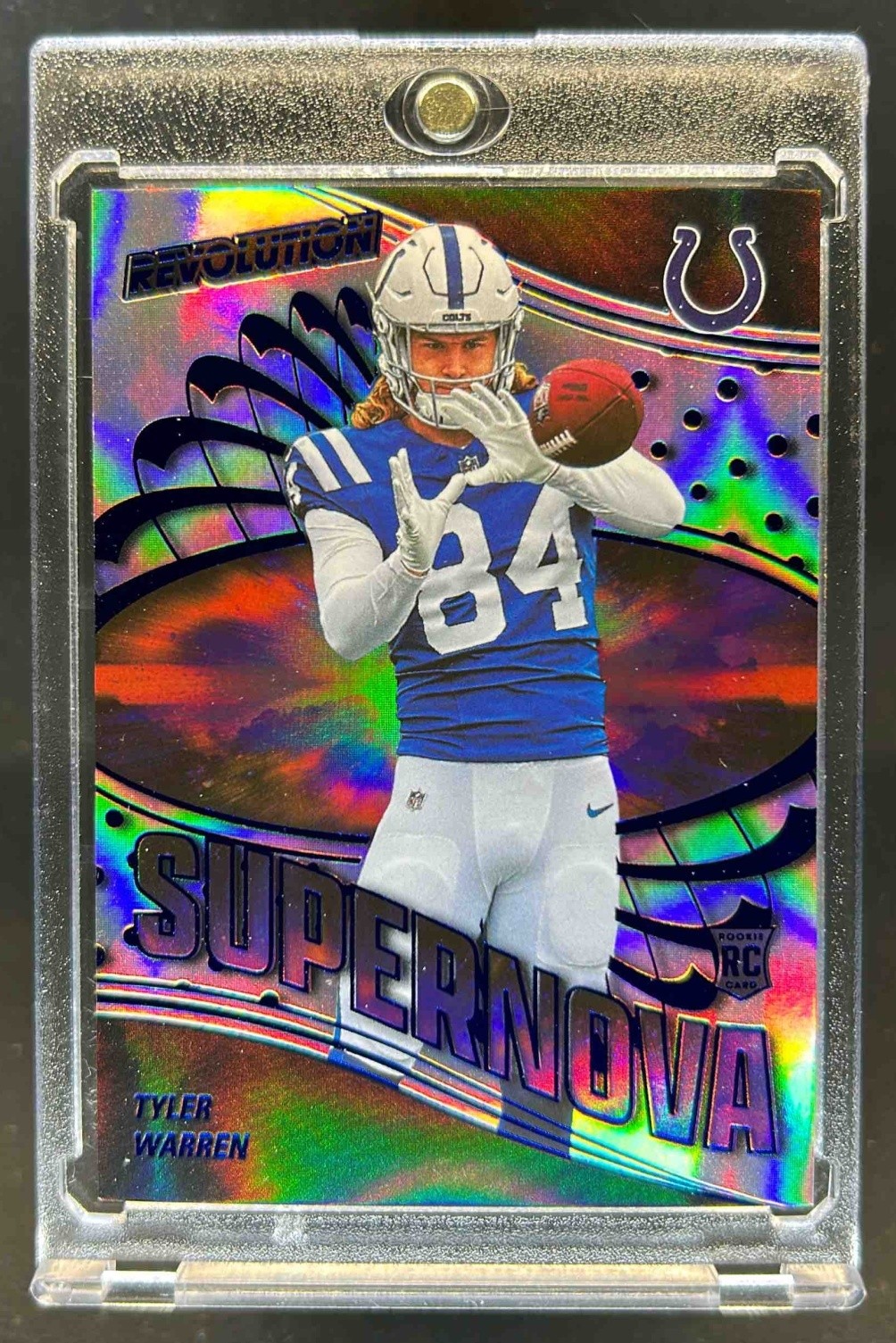 2025 Panini Revolution Tyler Warren Supernova RC Infinite Rookie #/8 Colts