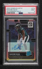2022 Donruss Optic Rated Rookie Holo Prizm /125 Nakobe Dean PSA 9 MINT Auto 11oq