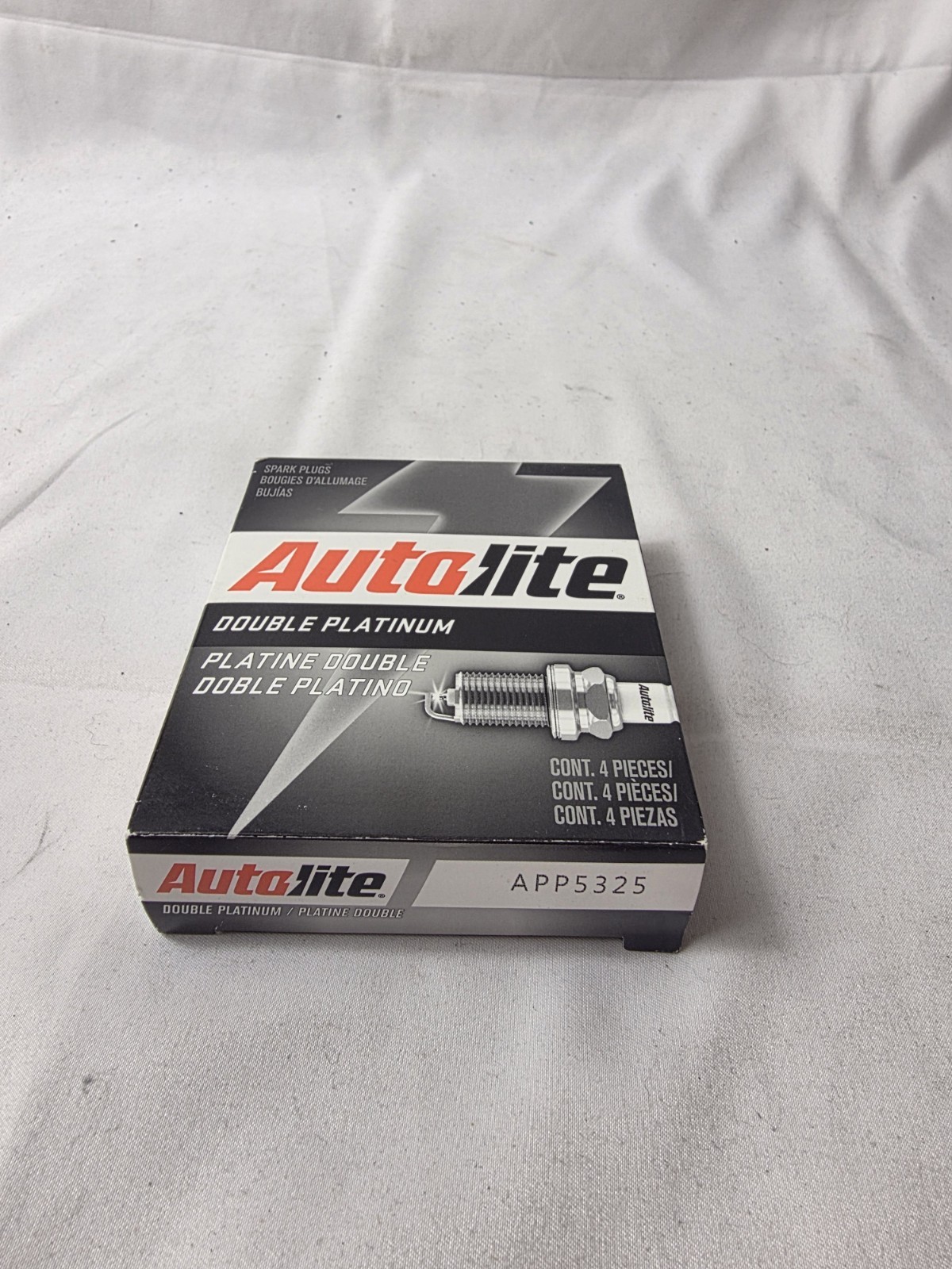 Autolite Double Platinum Spark Plugs APP5325 x 4 Per Pack