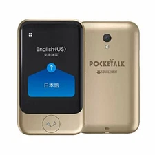 POCKETALK S Translator Global Communication eSIM (2years) 74 languages Gold