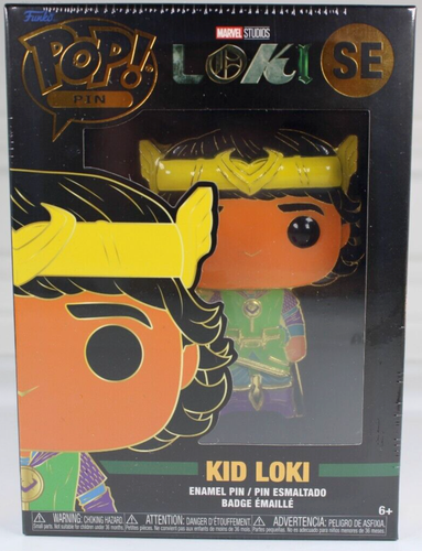 DISNEY FUNKO POP! PIN - KID LOKI MARVEL STUDIOS LOKI ENAMEL PIN SPECIAL EDITION - Picture 2 of 12
