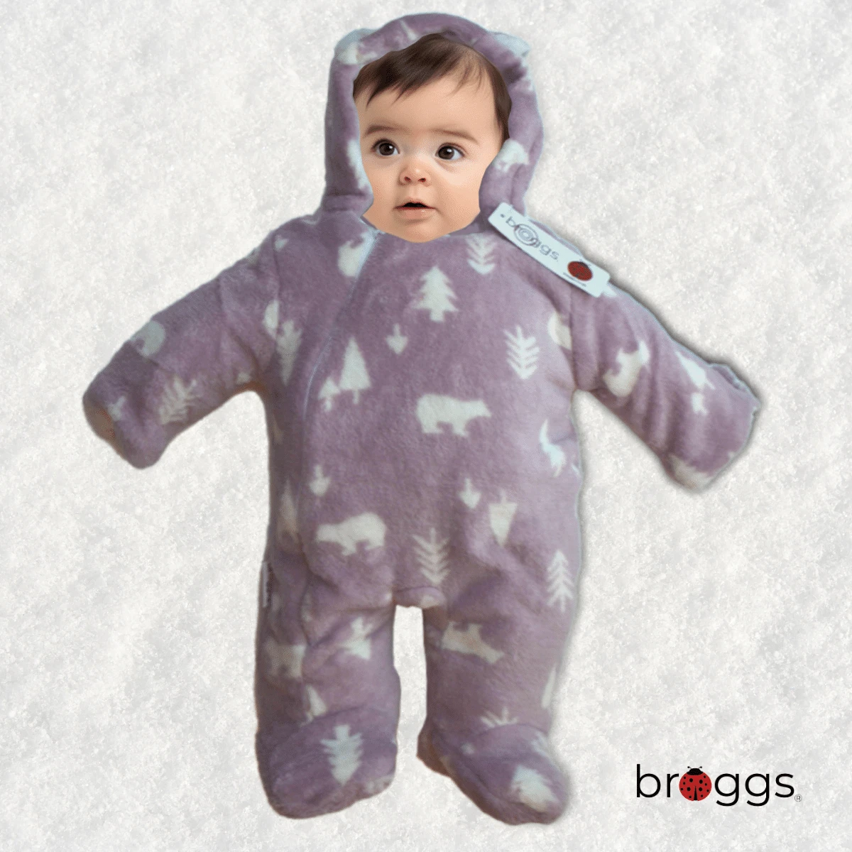 Unisex deals baby snowsuit