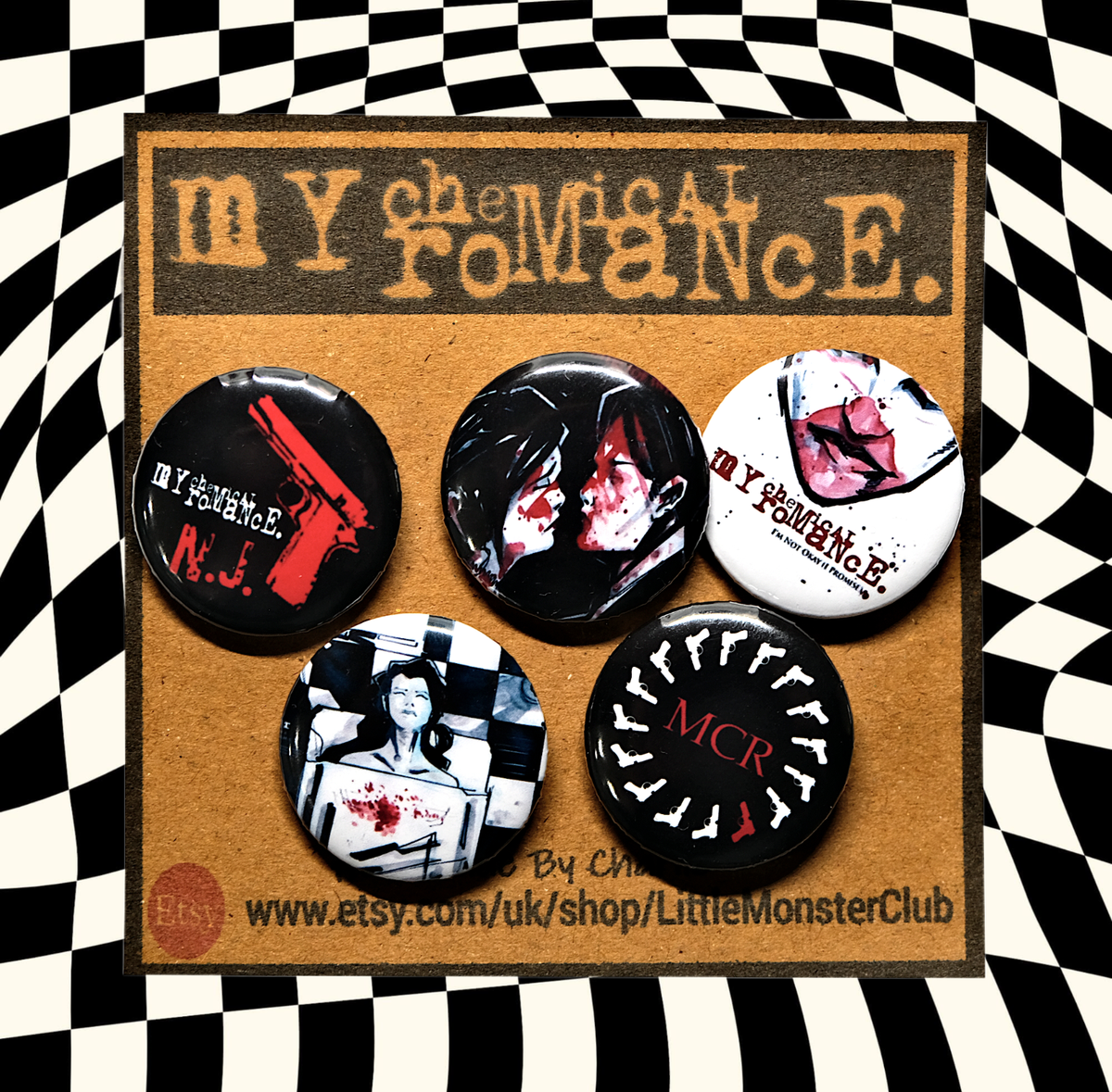 My Chemical Romance Revenge Logo MY CHEMICAL ROMANCE Patch MCR Logo