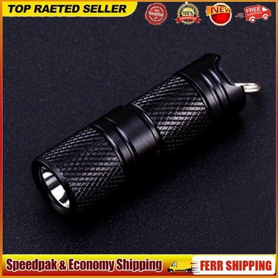 Super Tiny Flashlight 120LM Key Ring Light Torch USB Charging for Home Emergency