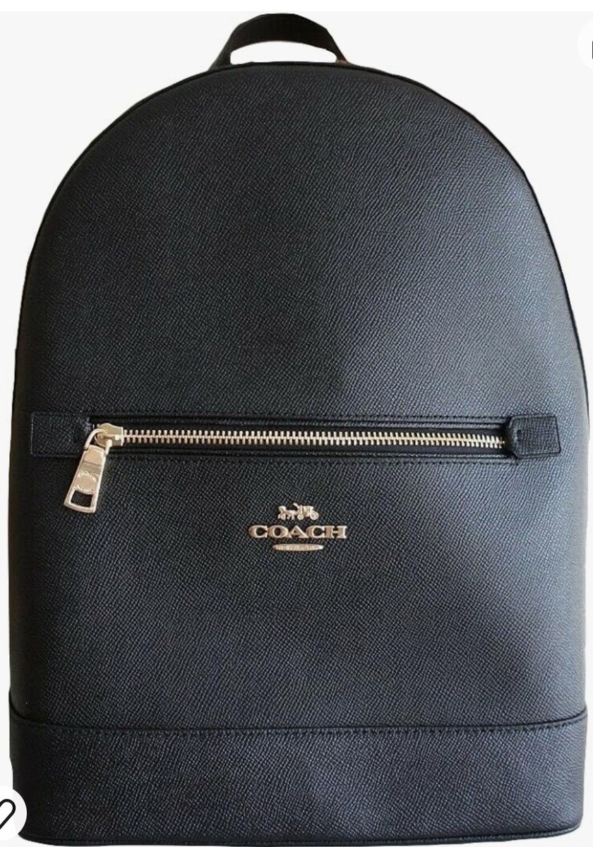 coachリュック Coach C5680 Kenley Backpack in Crossgrain Leather Black for sale