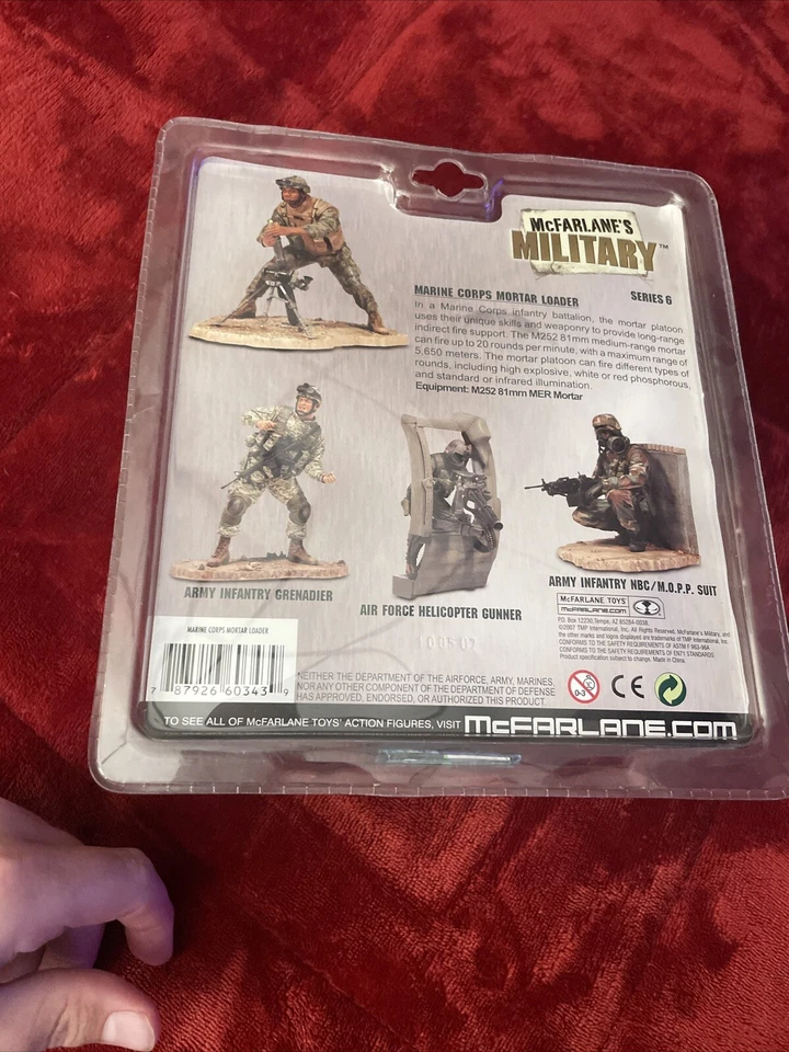 Figura de acción cargador mortero McFARLANE MILITAR SERIE 6 MARINE NUEVO EN CAJA Foto 2 de 2
