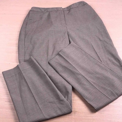 Talbots brown houndstooth stretch pants 