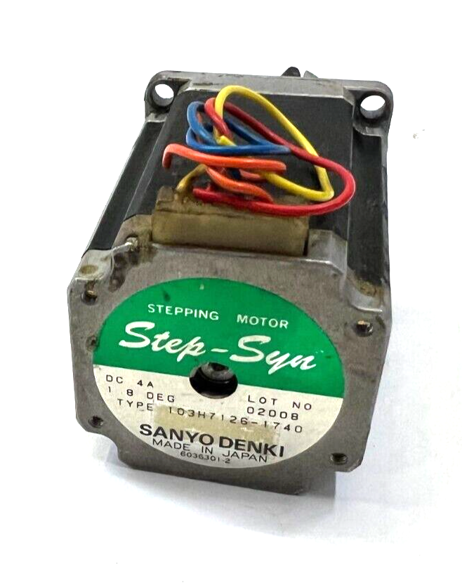 SANYO DENKI STEPPING DC MOTOR 103H7126-1740 1.8DEG 4A | eBay