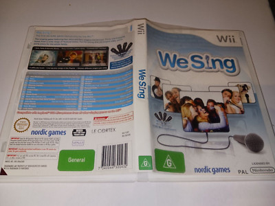 WE SING (NINTENDO WII GAME, G)
