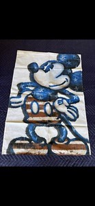Disney Mickey Mouse Americana Flag 28x 40”