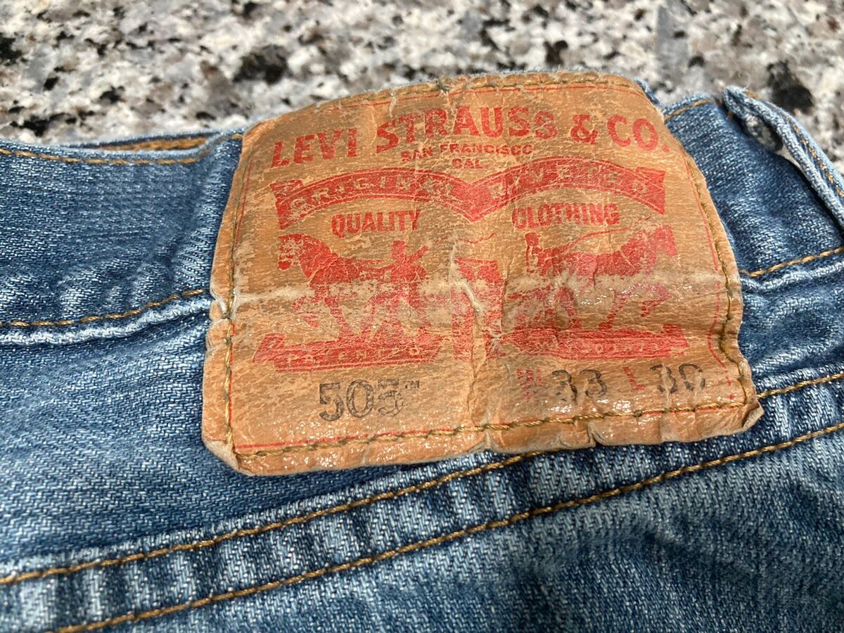 Levis 503 Jeans Men's Size 33x30 Blue Denim Straight Cotton Levis 503 Jeans Men's Size 33x30 Blue Denim Straight Cotton