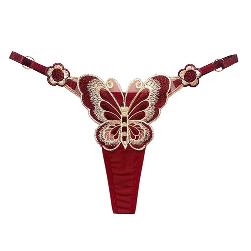 Sexy Womens Lace Lingerie Butterfly Underwear Knickers Thongs G-string Panties☆ - Picture 13 of 20