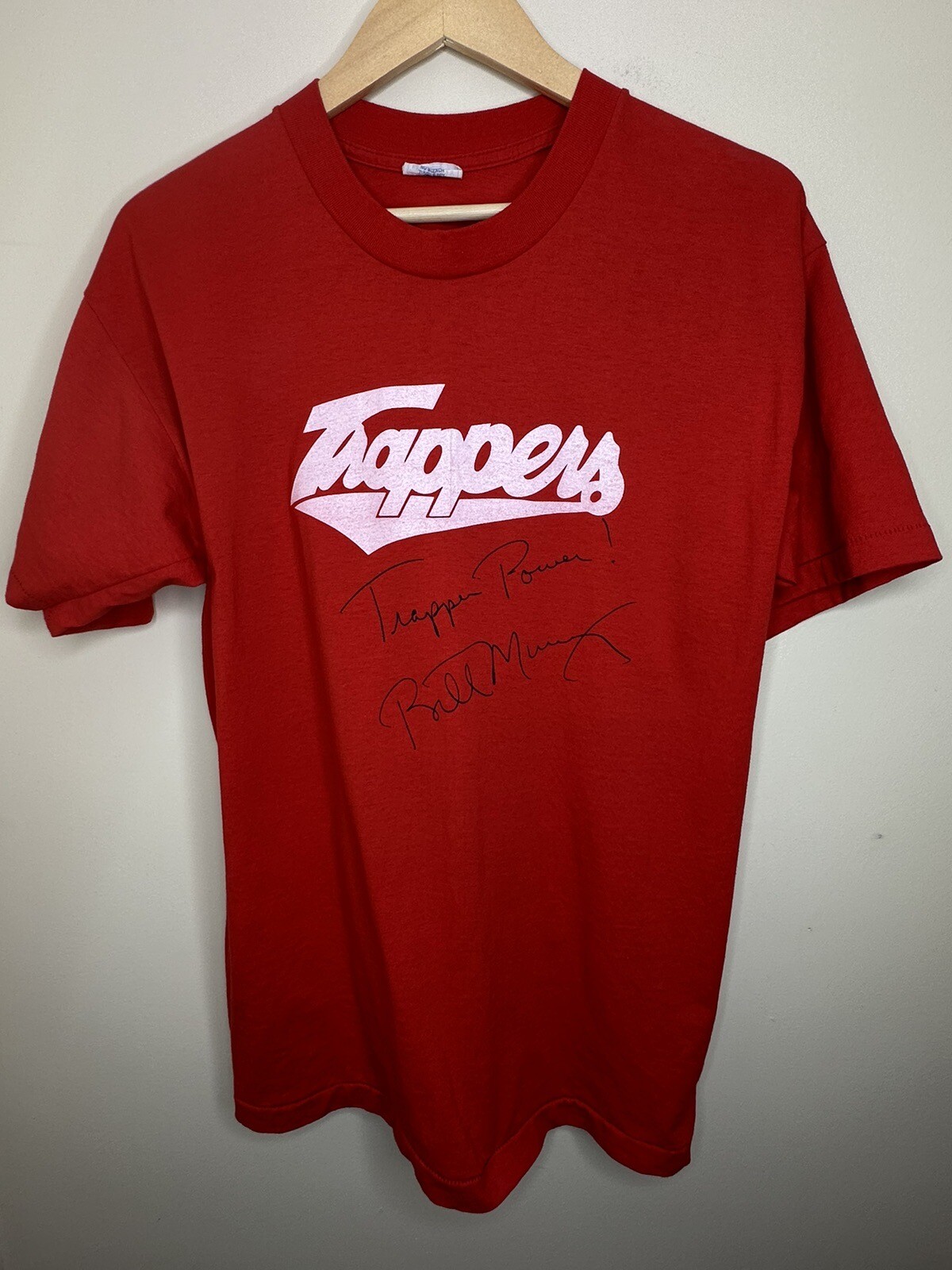 Bill Murray Autographed Utah Trappers 80s Baseball Shirt Rare Collectible Sz XL eBay
