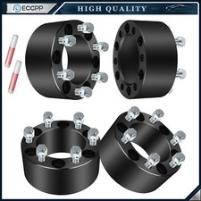4 Pcs 3 Inch Wheel Spacers 6x5.5 14x1.5 For Chevy Silverado 1500 Tahoe Gmc Yukon