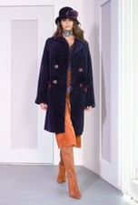 Dvf Diane Von Furstenberg Reversible Shearling Coat Medium