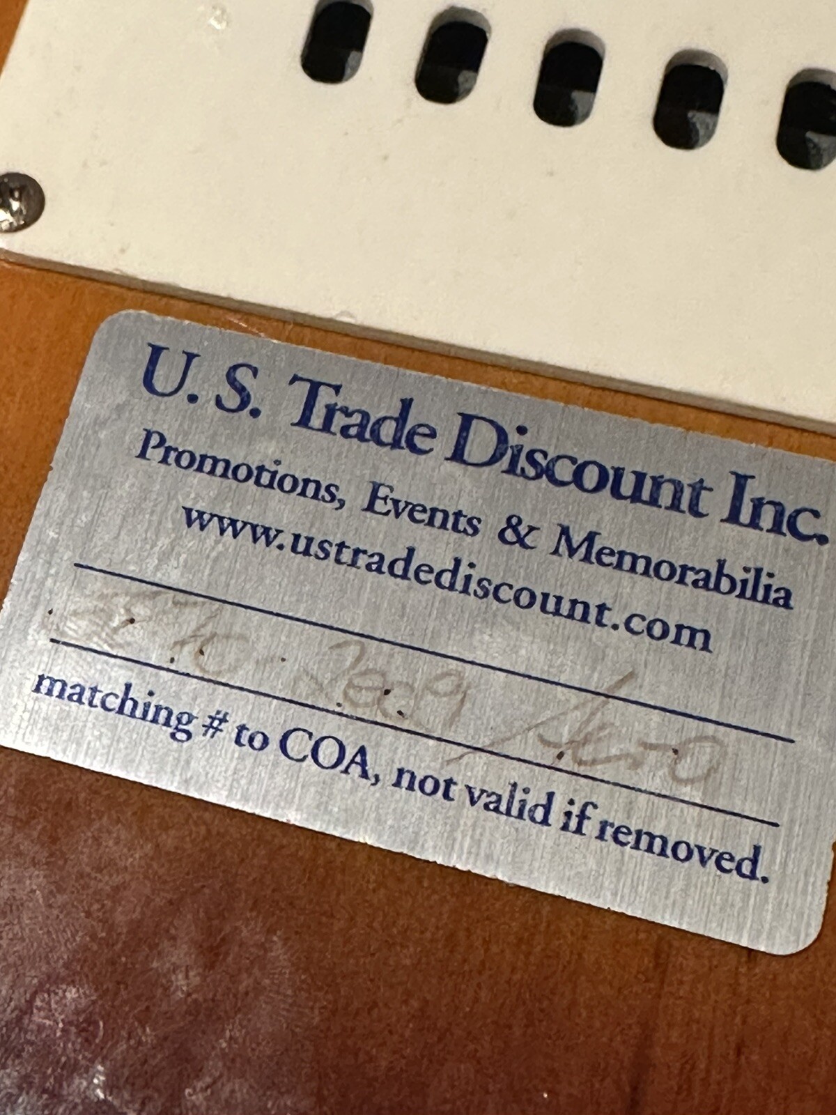 Signed Brad Whitford 5 Aerosmith Members Autographed Electric Dinosaur