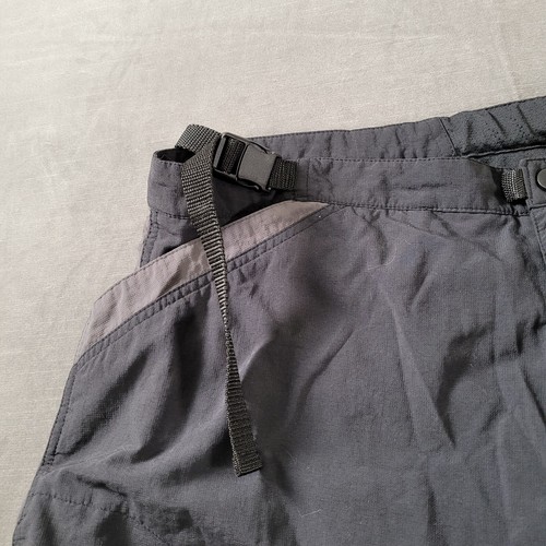 Novara Padded Cycling Belted Shorts Nylon Mens Black Gray Size XL - Picture 4 of 9