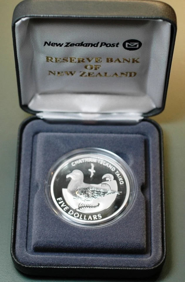 New Zealand - 2004 - Silver Proof Coin- Chatham Island Taiko !!!mintage 1,300!!! - Изображение 2 из 4