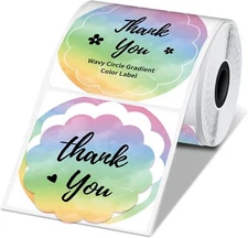 1 Roll Phomemo Circle Thermal Label Paper 1.96" x 1.96" for M110/M120/M200/M220