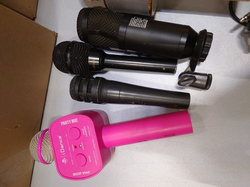 Lot of 10 Used Microphones - Various Brands, Working, No Accessories - Afbeelding 2 van 6