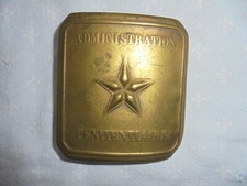 asser rare boucle de ceinturon francaise  de penitencier militaire de 1 guerre