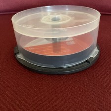 NEW HP invent CD-RW 12X Blanks Media Discs 80 Min 700 MB Orange Silver- 10 disc