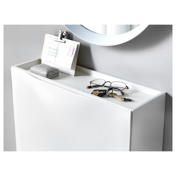 IKEA　TRONES New White IKEA Trones shoe Storage Stackable cabinet Drawer
