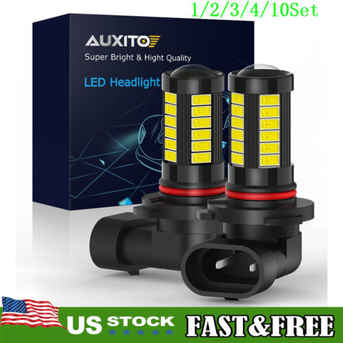H10 9145 9040 LED Fog Light Bulb DRL Extremely Bright Foglight AUXITO 1~10Set