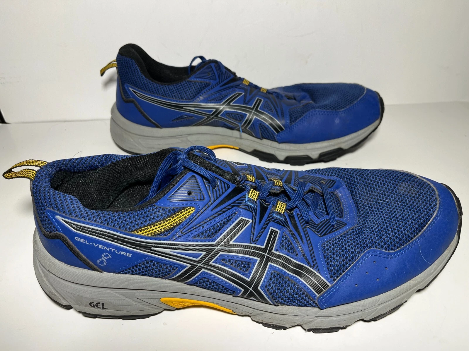 Scarpe da corsa atletica uomo Asics Gel Venture 8 Monaco blu 1011A826 taglia 13M