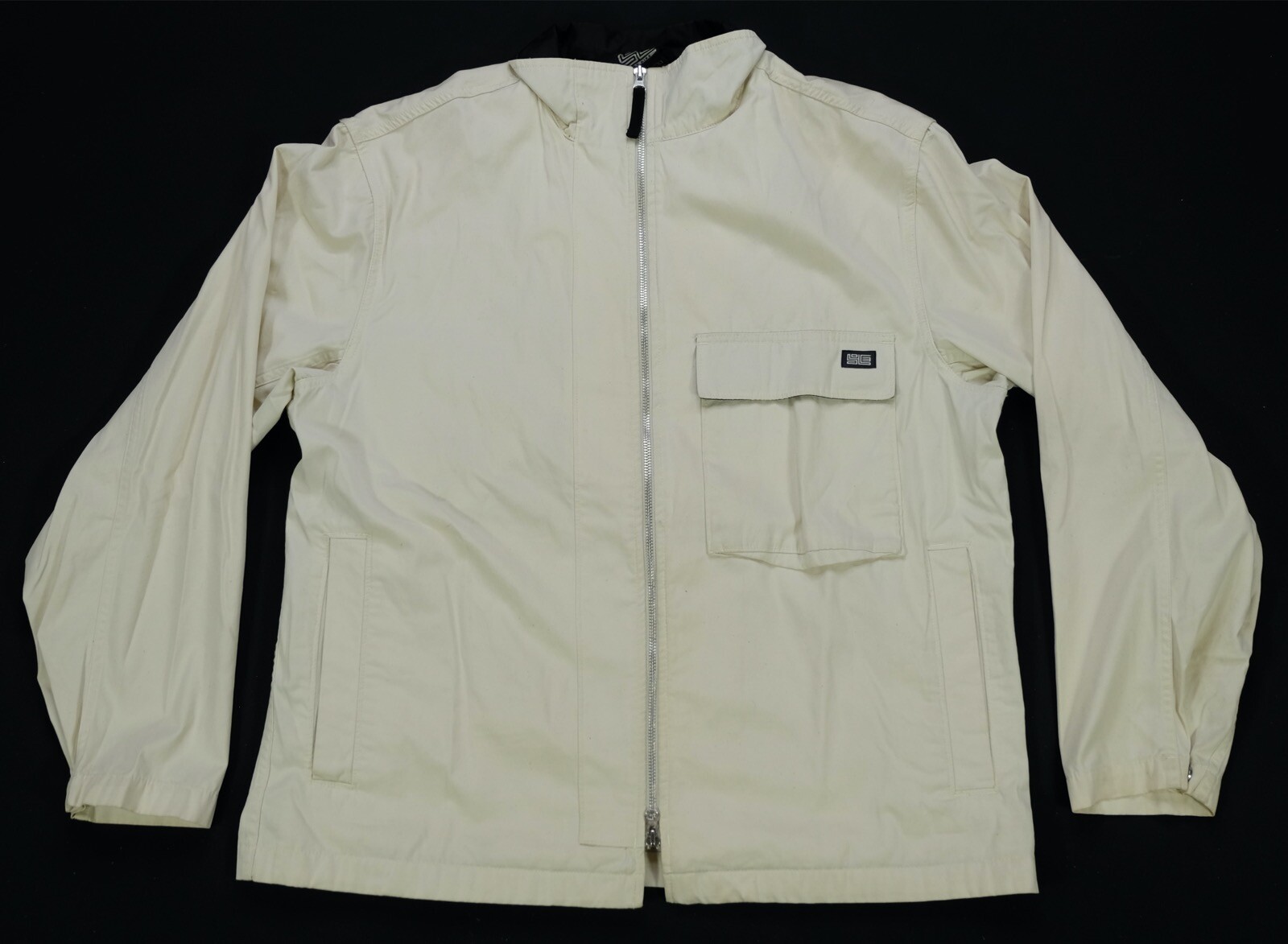 Rare VTG NIKE Special Limited Edition Full Zip Coaches Jacket 90s 2000s White L