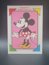 1991 Impel Disney Collector Cards: Family Portraits #101 Minnie’s Bio card