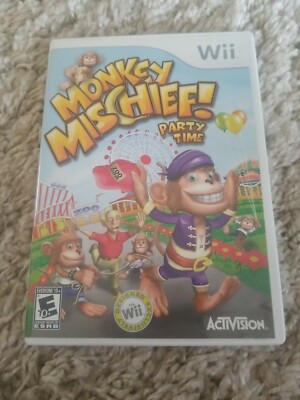 Monkey Mischief Party Time (Nintendo Wii, 2008) - Japanese Version ...