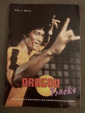 Bruce Lee Dragon Tracks Vol 1, No 3 Bruce And Brandon Association Magazine-rare