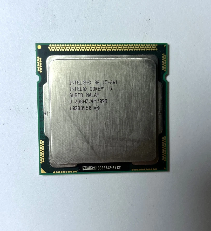 INTEL CORE i5-661 3.33 GHZ LGA1156 CPU PROCESSOR ONLY TESTED - Image 2 of 4
