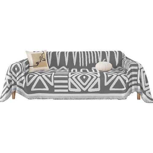 Reemony Thick Boho Couch Cover Series Chenille Anti-Scratch Sofa Cover Protector - Picture 48 of 64