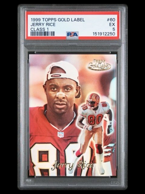 Jerry Rice 1999 Topps Gold Label