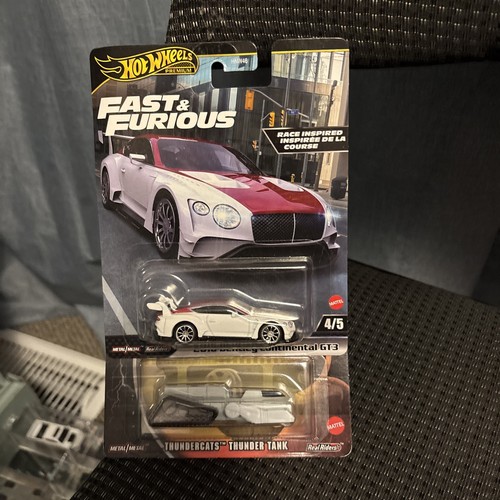 Two hot wheels premiums for $15. Free shipping. Thunder tank/F&F 2018 Bentley - Picture 1 of 7