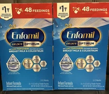 2 Enfamil Enspire Optimum Infant Baby Formula, With Lactoferrin 30oz Exp 11/2026